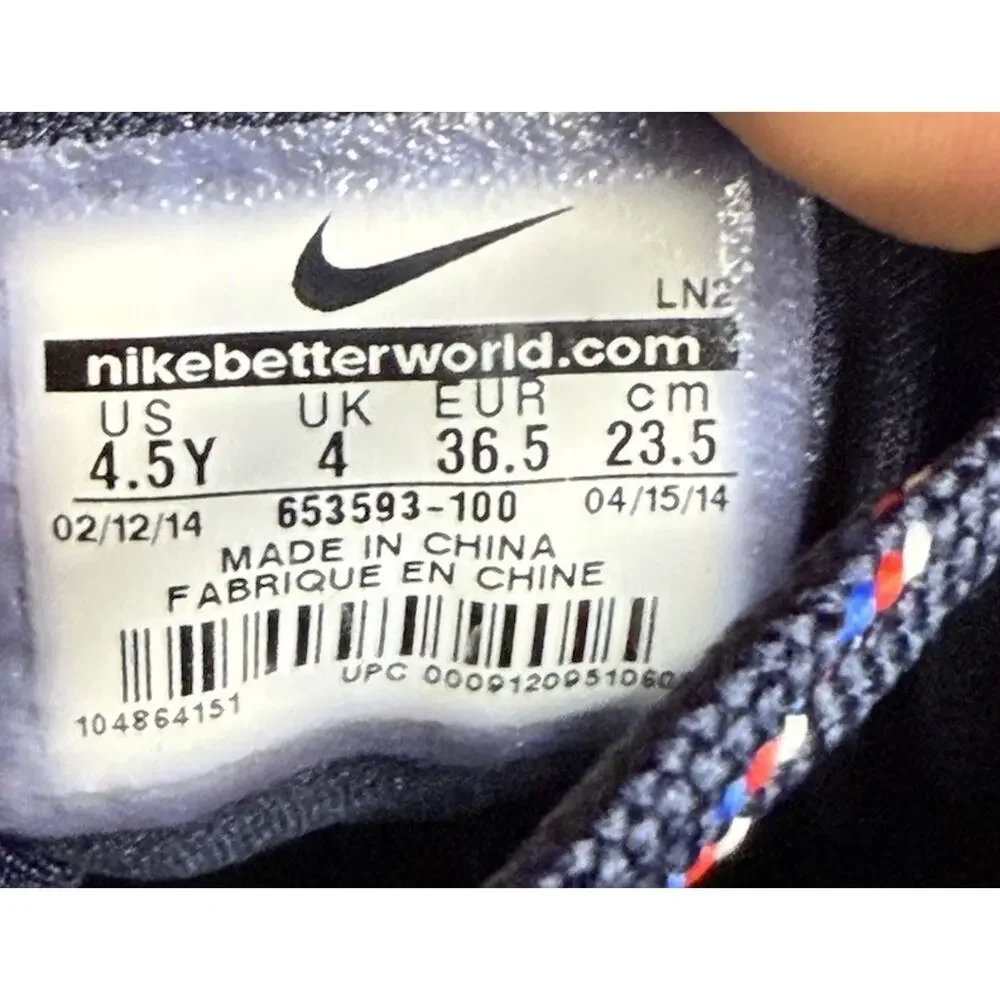 Nike Kobe 9 IX Independence Day - Kids Youth Size 4.5 (653593-100) Women’s Sz 6 - Picture 12 of 12